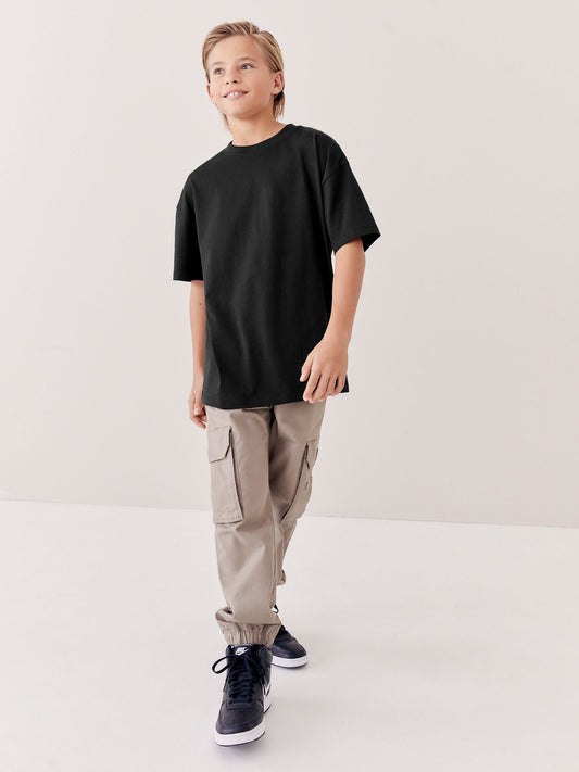 Dsiney Kidz - Black Relaxed Fit Short Sleeve T-Shirt (3-16yrs) image 2