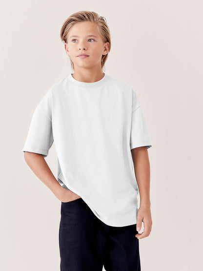 Dsiney Kidz - White Relaxed Fit Short Sleeve T-Shirt (3-16yrs) image 1