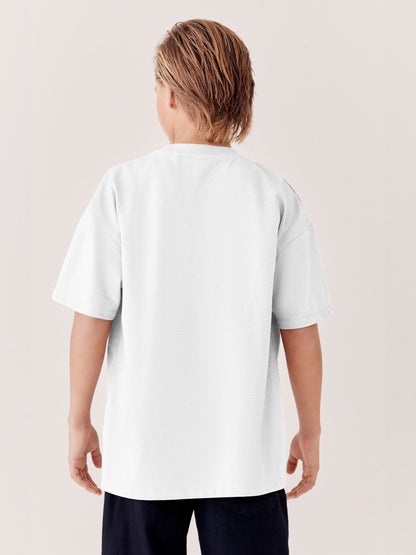 Dsiney Kidz - White Relaxed Fit Short Sleeve T-Shirt (3-16yrs) image 2