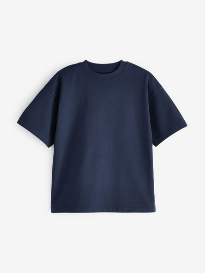 Dsiney Kidz - Blue Navy Relaxed Fit Short Sleeve T-Shirt (3-16yrs) image 3