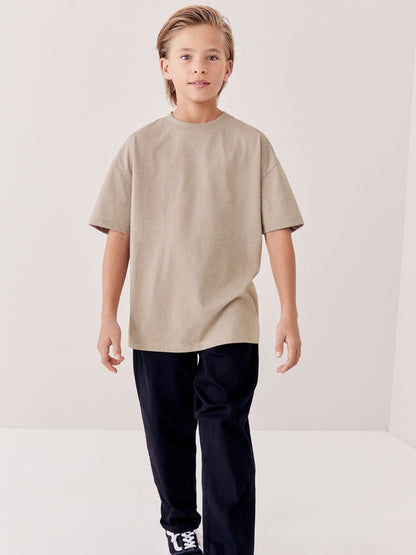 Dsiney Kidz - Brown Natural Relaxed Fit Short Sleeve T-Shirt (3-16yrs) image 1
