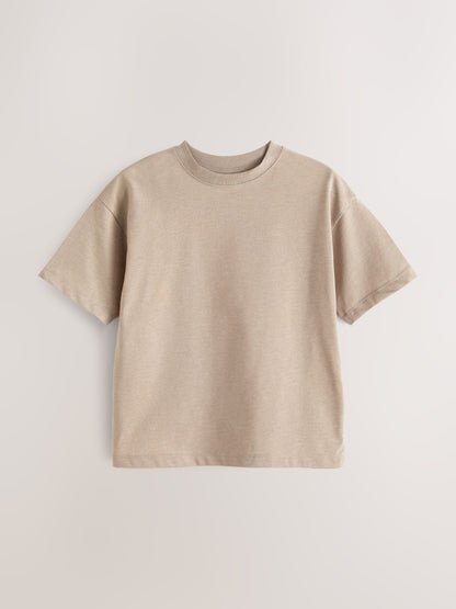 Dsiney Kidz - Brown Natural Relaxed Fit Short Sleeve T-Shirt (3-16yrs) image 2