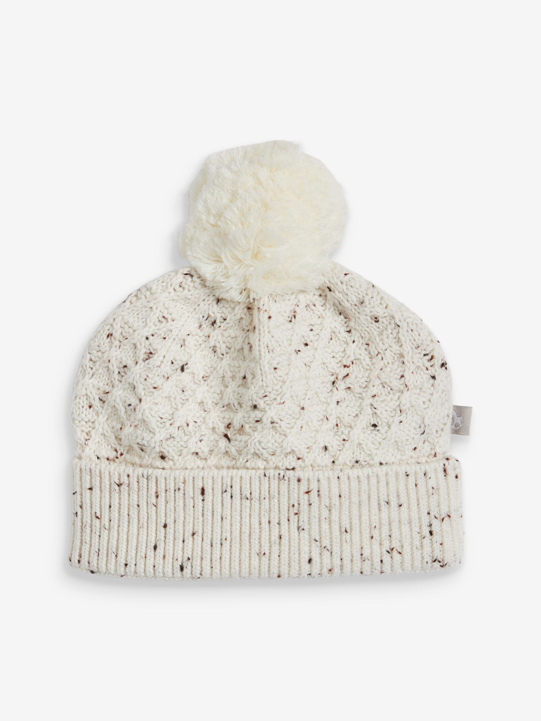 Oatmeal Cable Knit 100% Cotton Romper And Hat Baby Gift Set image 5