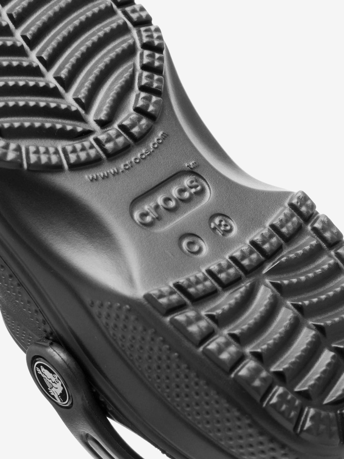 Crocs Black Kids Unisex Classic Clogs image 7