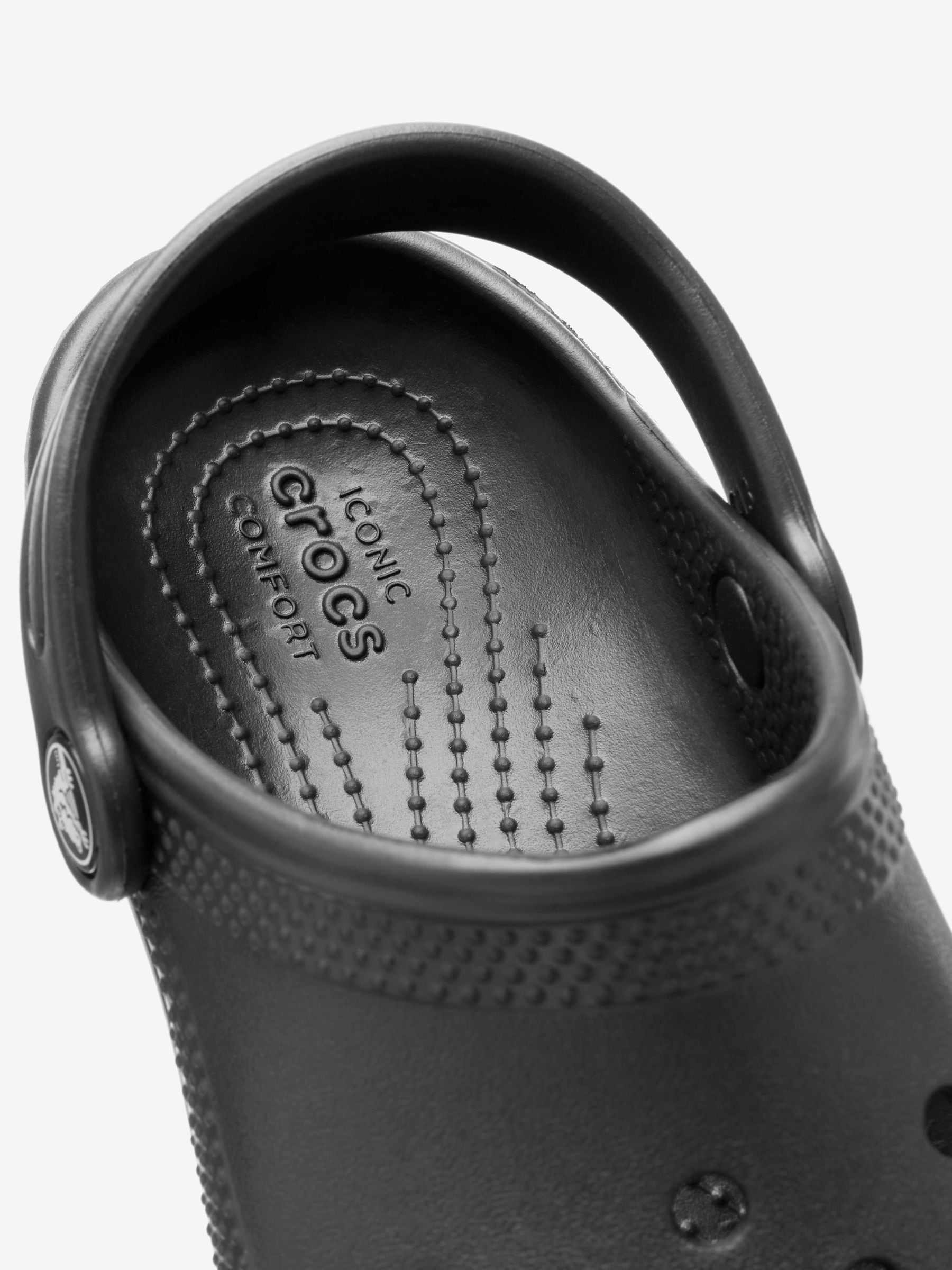 Crocs Black Kids Unisex Classic Clogs image 8