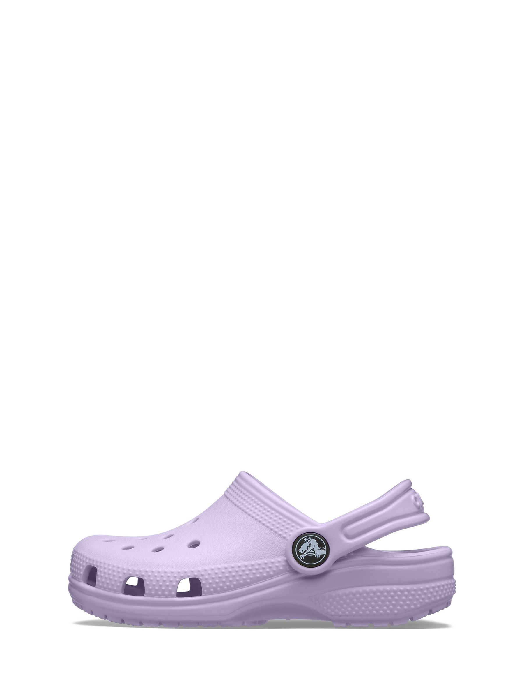 Crocs Purple Kids Unisex Classic Clogs image 2