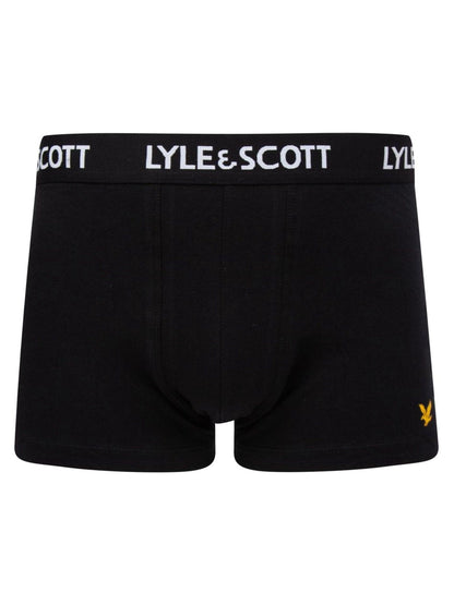 Dsiney Kidz - Lyle & Scott Charcoal Black Underwear Boxer Trunks 3 Pack image 3