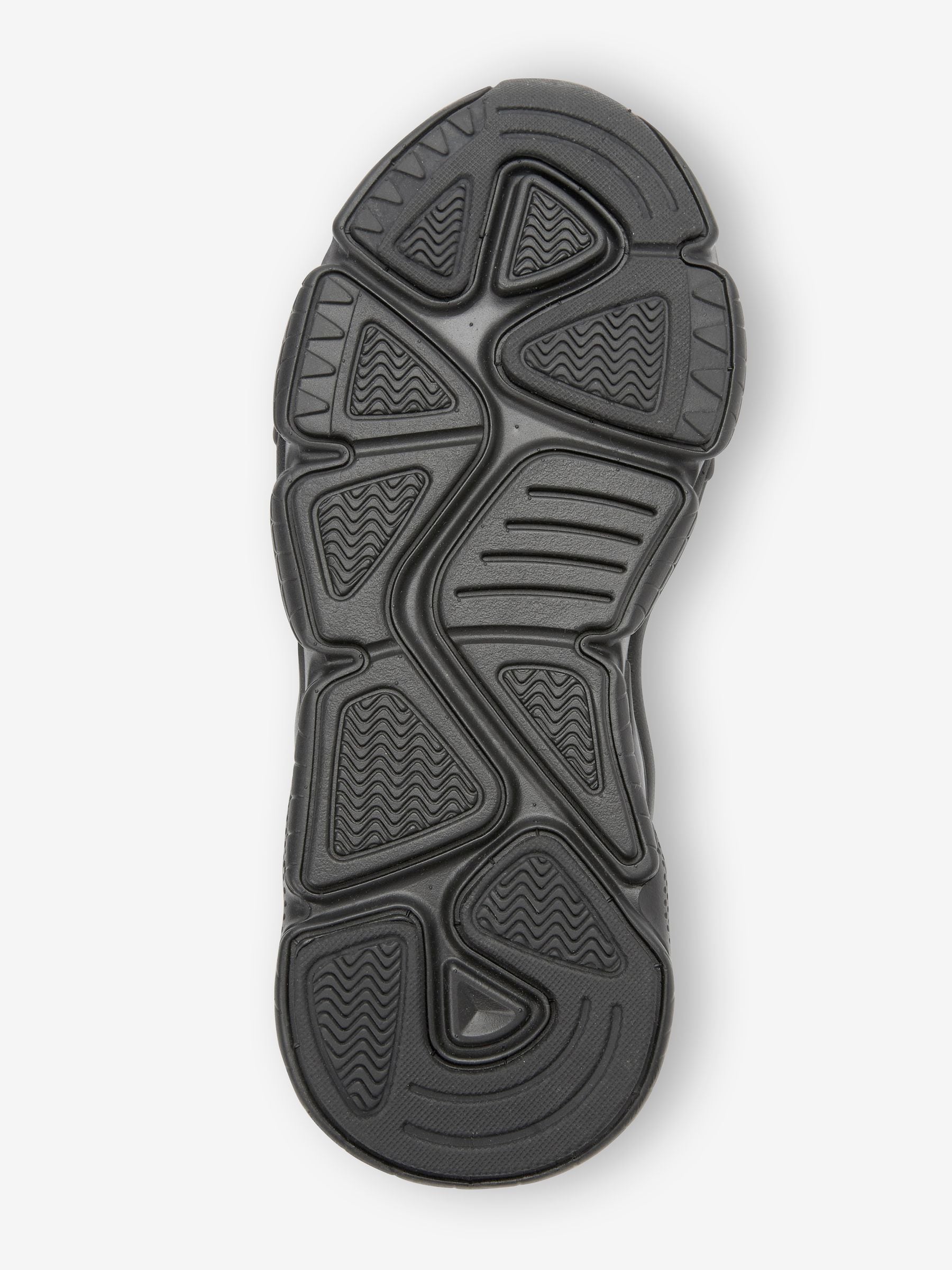 Black Elastic Lace Trainers image 6