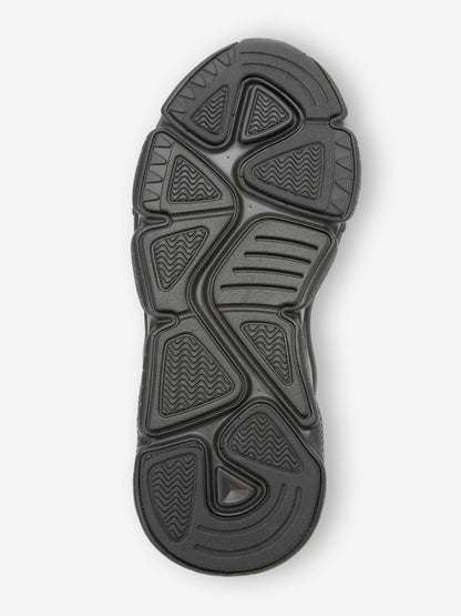 Black Elastic Lace Trainers image 6