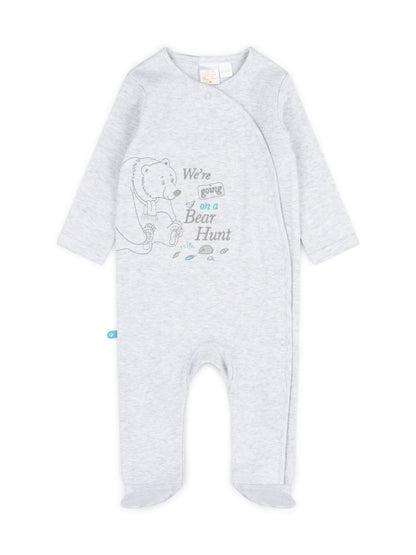 We're Going On A Bear Hunt Cream 100% Cotton Sleepsuit, Body, Hat, Bib, Mitts, Book image 2