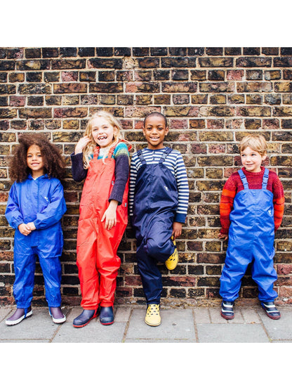 Muddy Puddles Blue Originals Waterproof Dungarees image 3