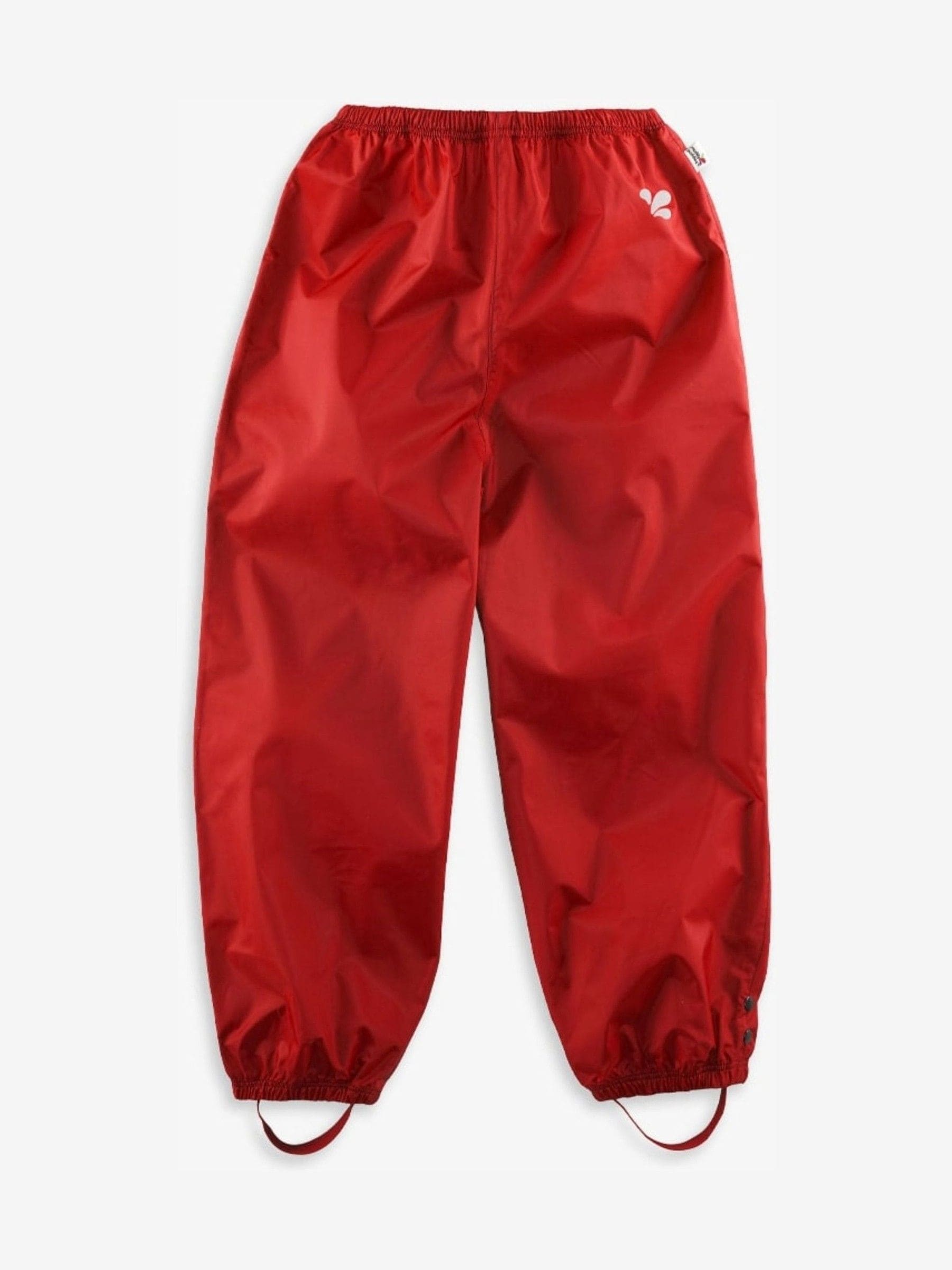 Muddy Puddles Red Originals Waterproof Over Trousers image 3