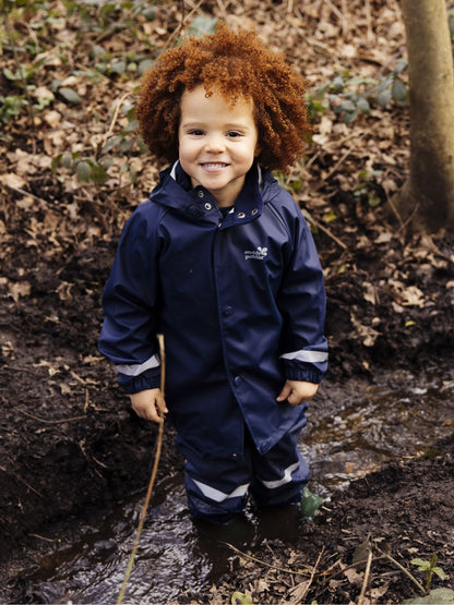 Dsiney Kidz - Muddy Puddles Navy Blue Rainy Day Waterproof Jacket image 2