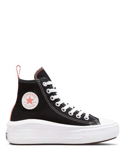 Converse Black Youth Chuck Taylor Move Trainers image 1