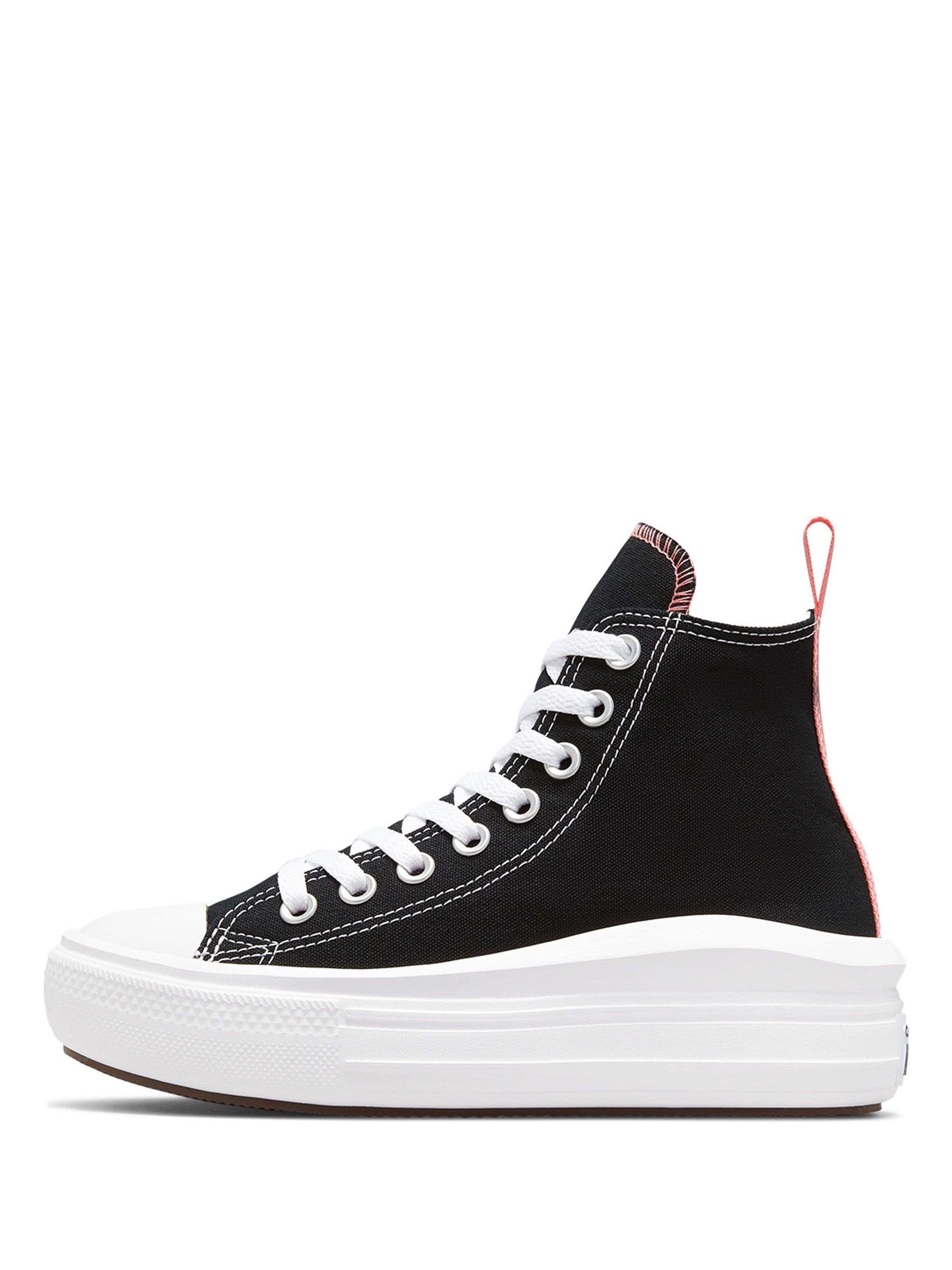 Converse Black Youth Chuck Taylor Move Trainers image 2