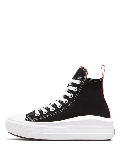 Converse Black Youth Chuck Taylor Move Trainers image 2