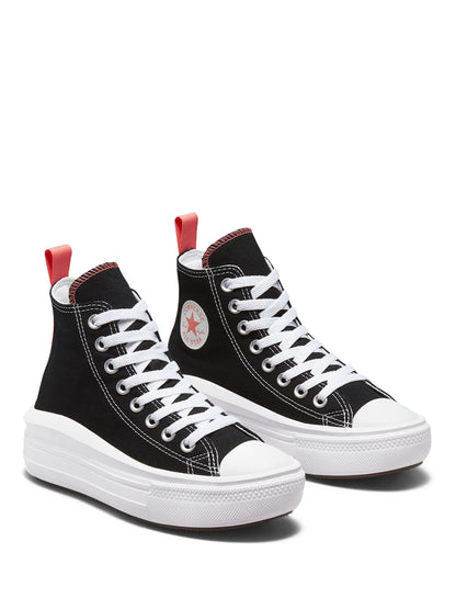 Converse Black Youth Chuck Taylor Move Trainers image 3