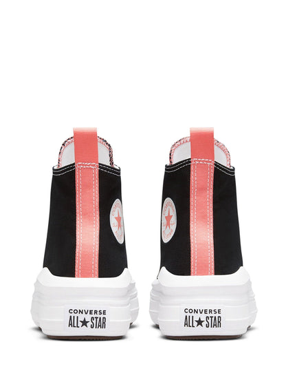 Converse Black Youth Chuck Taylor Move Trainers image 4