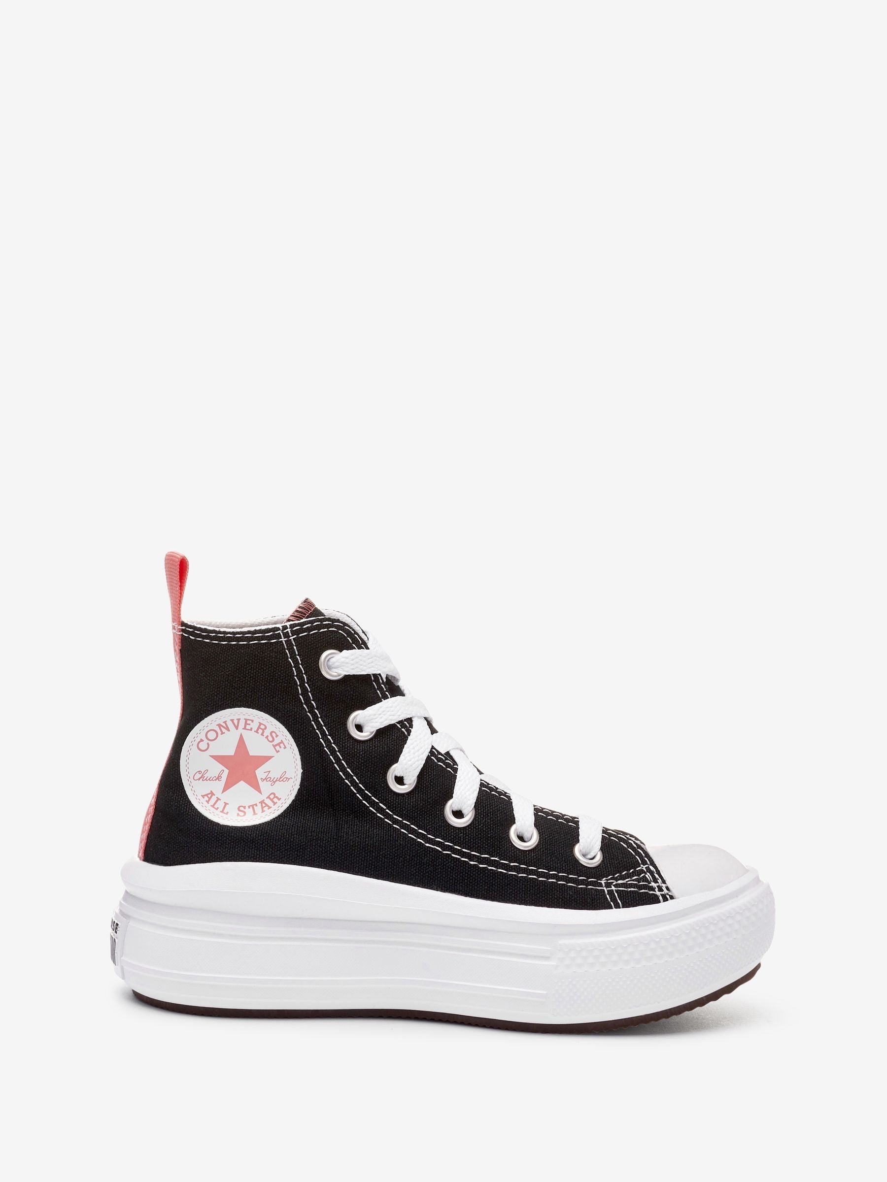 Converse Black Move Platform High Top Junior Trainers image 5