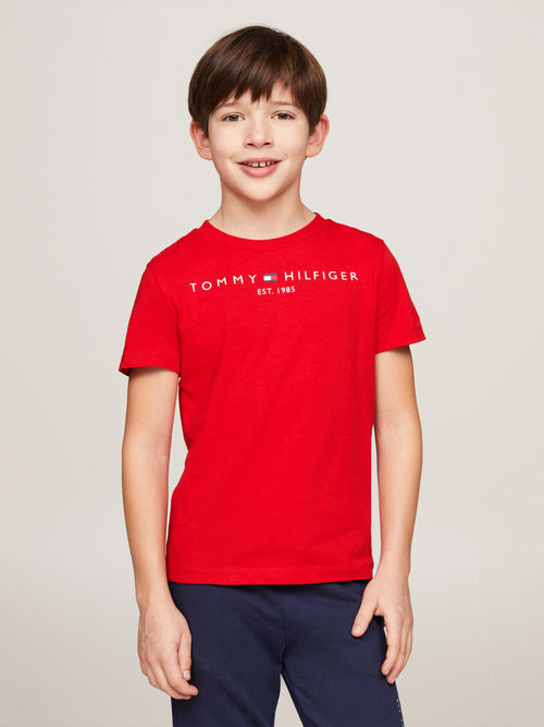 Tommy Hilfiger Red Essential T-Shirt image 1