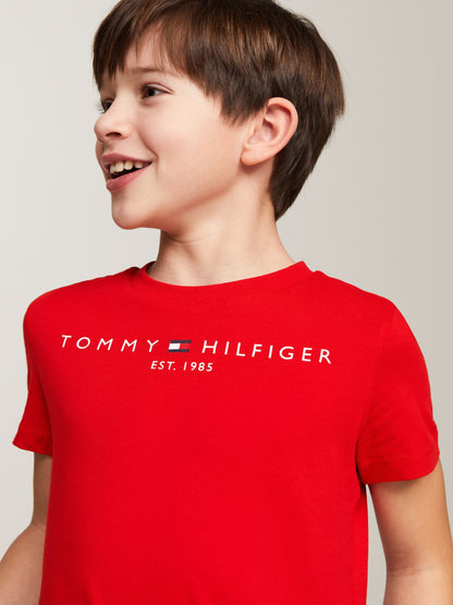 Tommy Hilfiger Red Essential T-Shirt image 4
