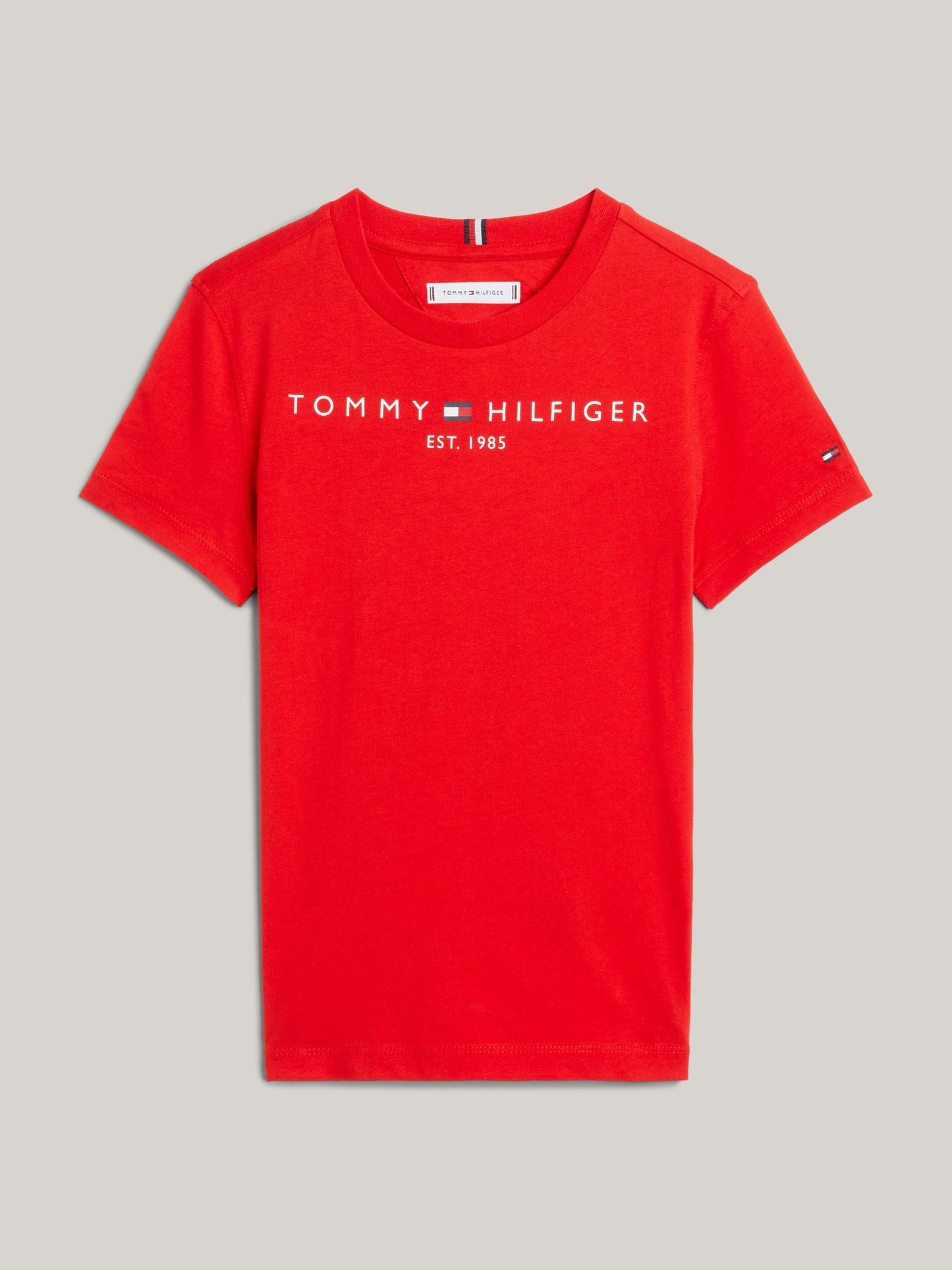 Tommy Hilfiger Red Essential T-Shirt image 5