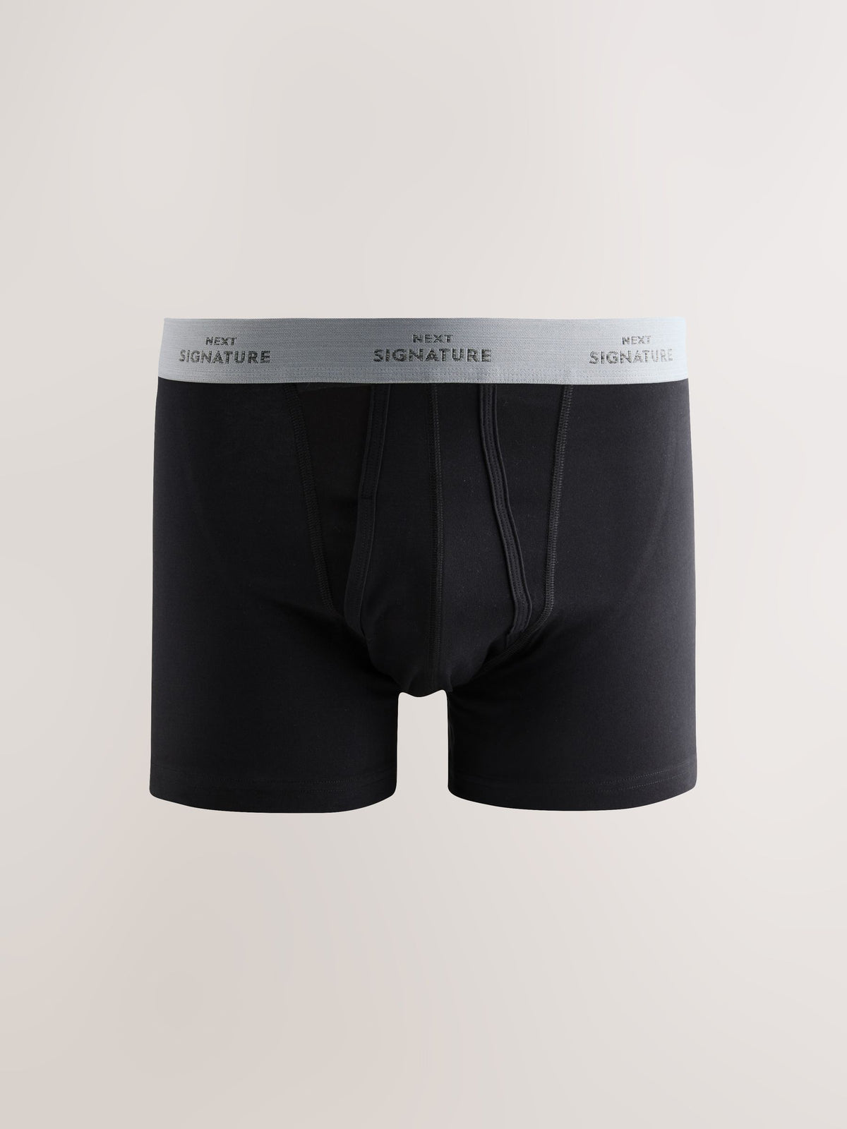 Dsiney Kidz - Black Blue/Grey Waistband Comfort Soft 4 pack Signature Cotton Rich Trunks image 5