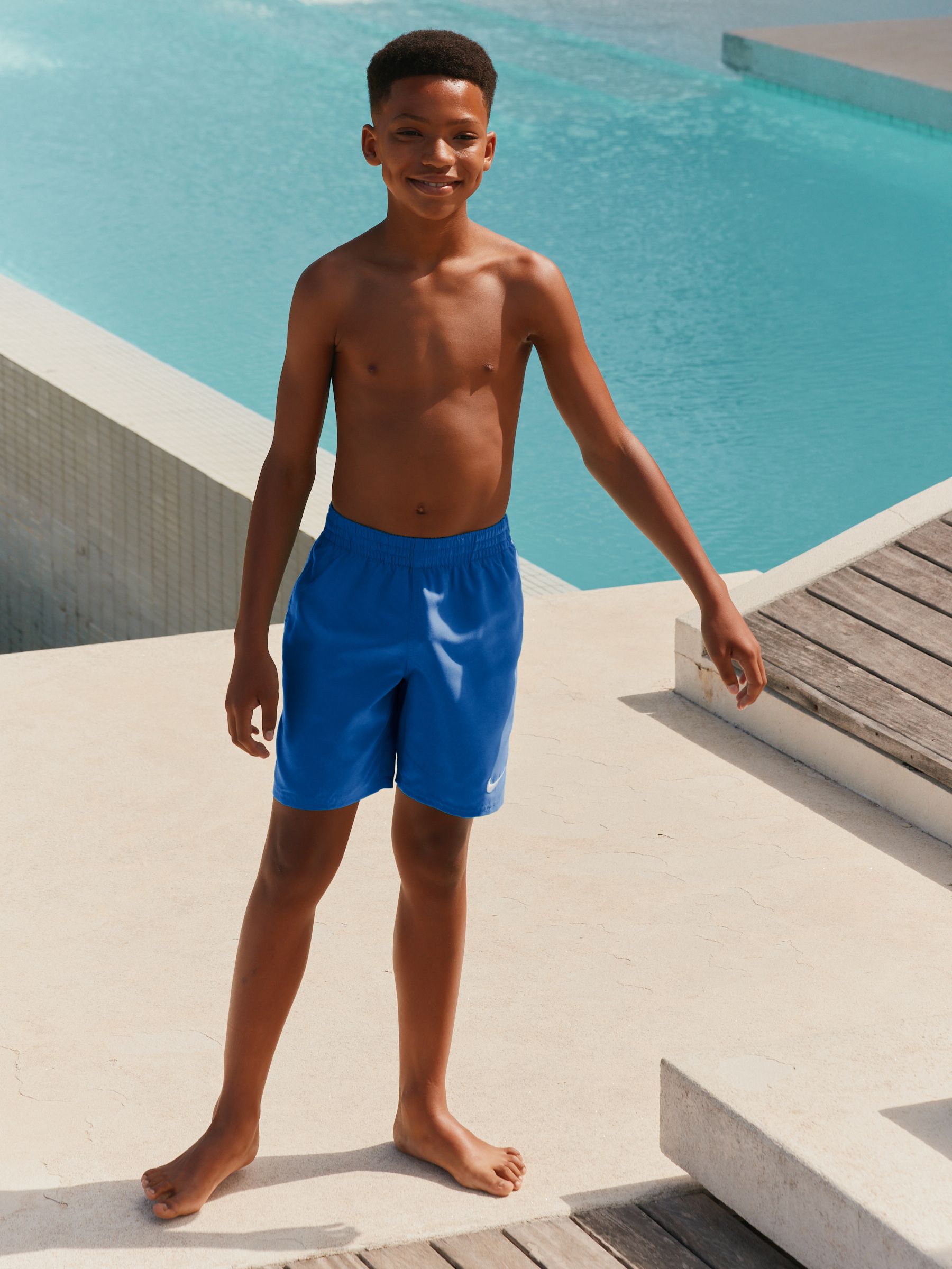 Nike Royal Blue 6 Inch Essential Volley Swim Shorts image 1
