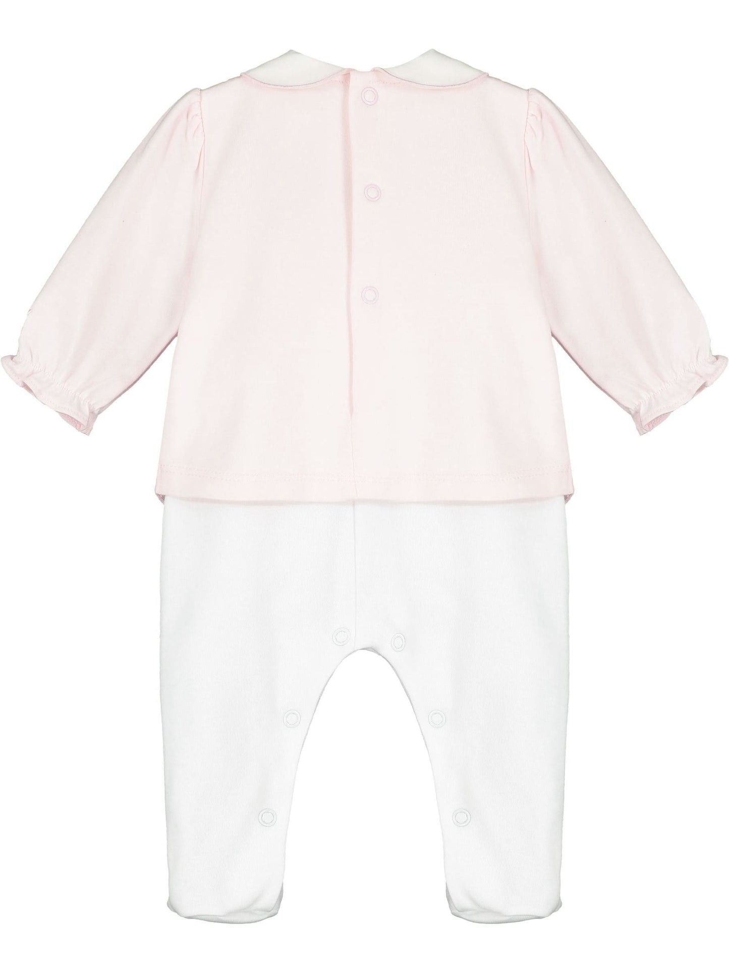 Emile Et Rose Pink All In One 100% Cotton Set image 3