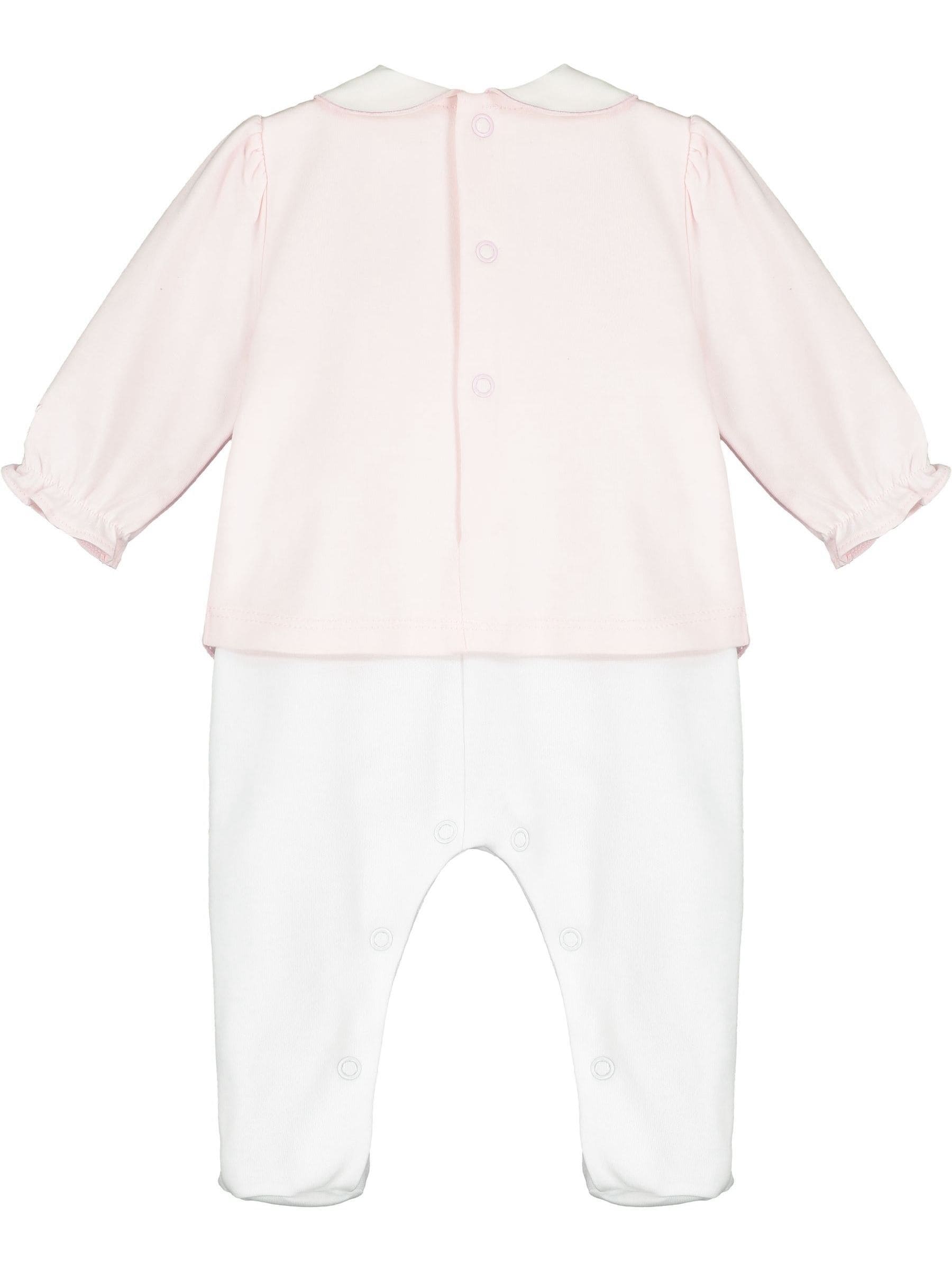 Emile Et Rose Pink All In One 100% Cotton Set image 3