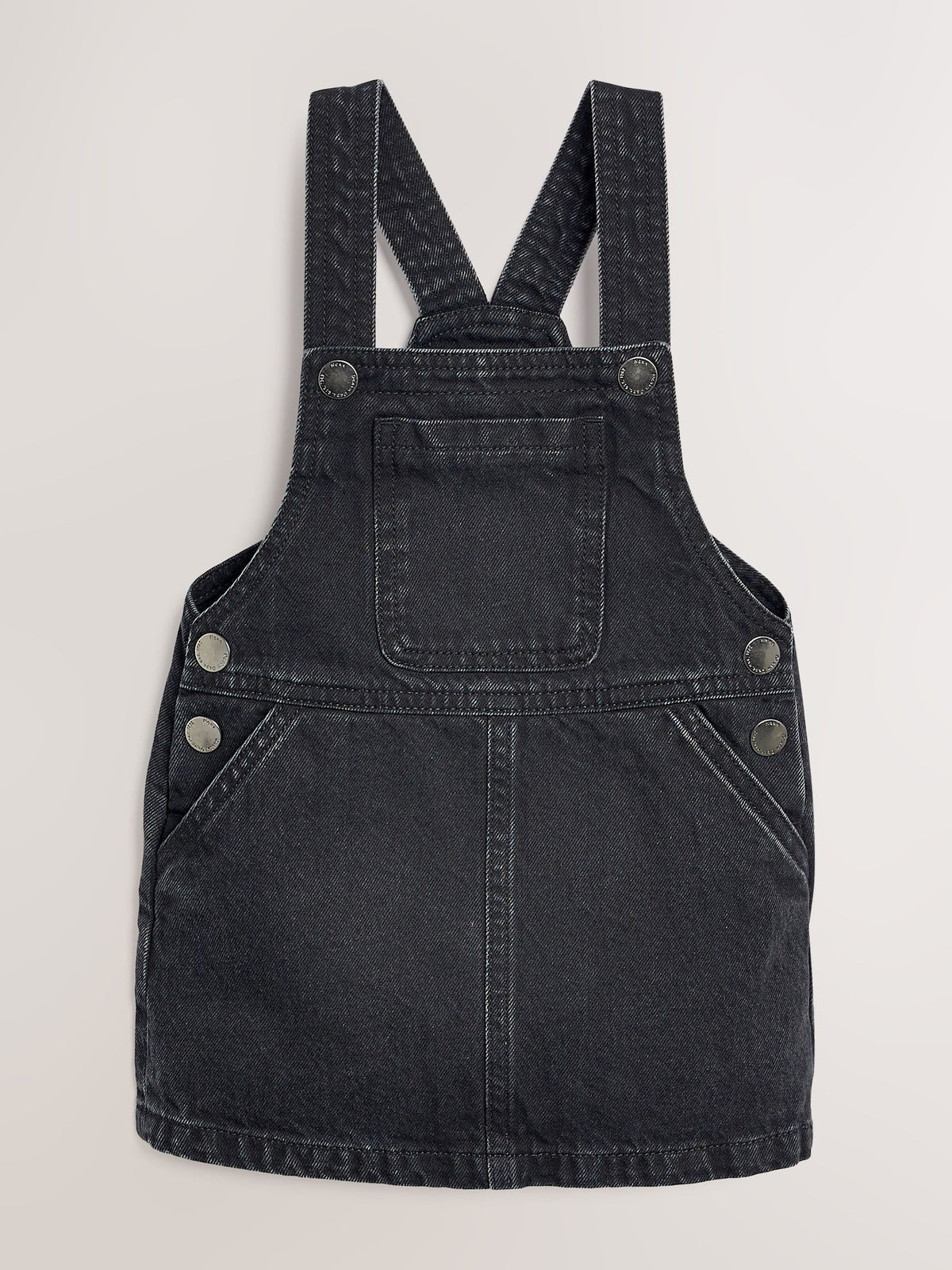 Dsiney Kidz - Black Denim Pinafore Dress (3mths-7yrs) image 4