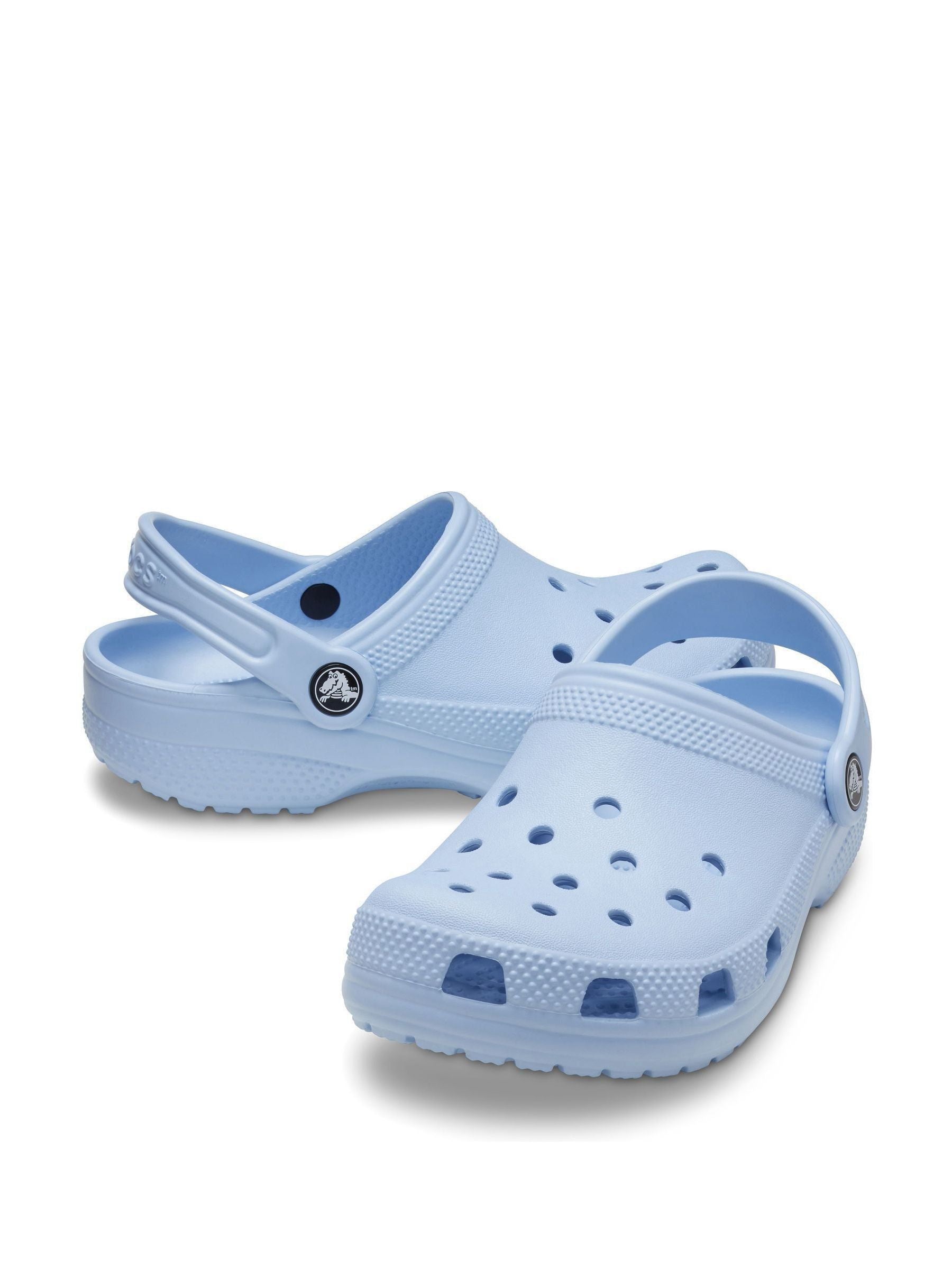 Crocs Sky Blue Classic Toddler Clogs image 5