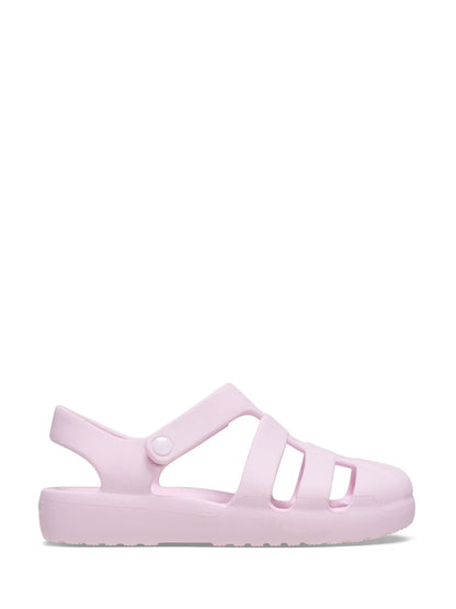 Crocs Pink MIlk Toddler Classic Fisherman Sandals image 1