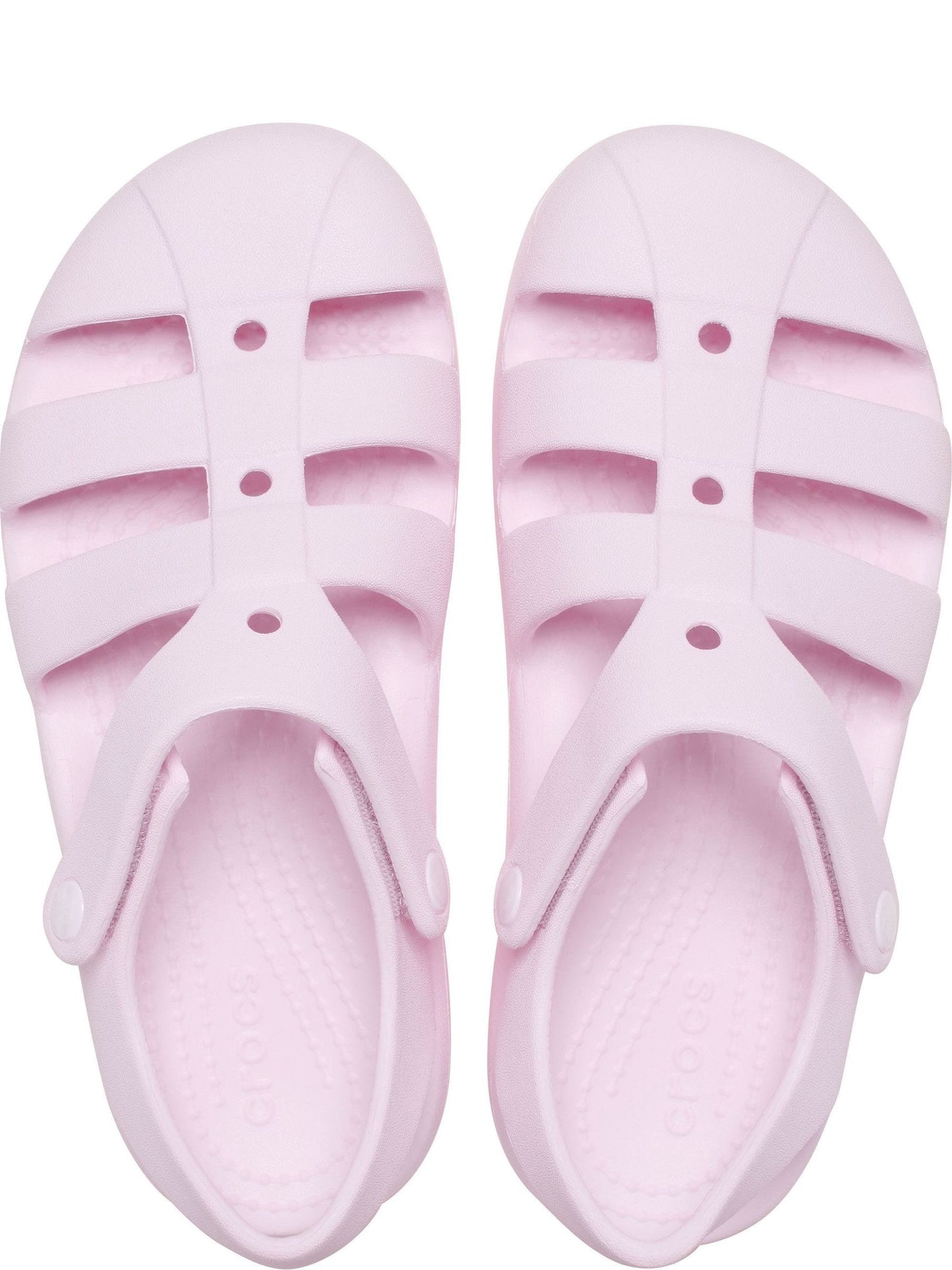 Crocs Pink MIlk Toddler Classic Fisherman Sandals image 6