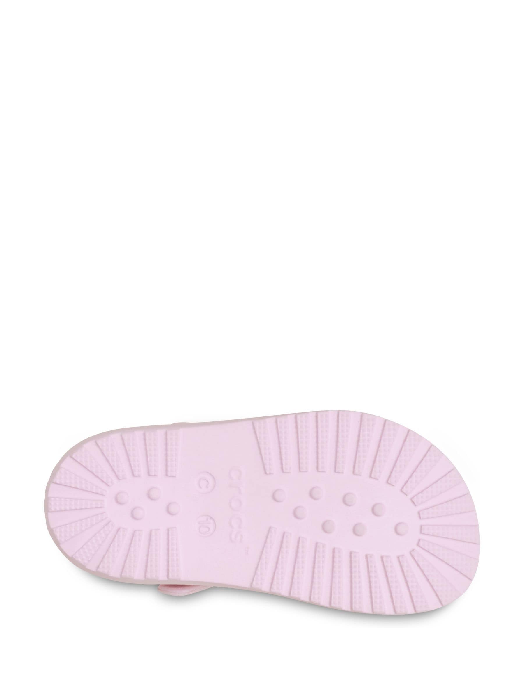 Crocs Pink MIlk Toddler Classic Fisherman Sandals image 7