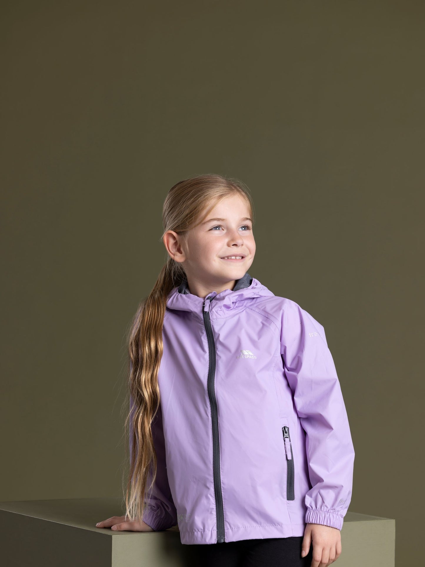 Dsiney Kidz - Trespass Purple Qikpac Jacket Packaway TP75 image 3