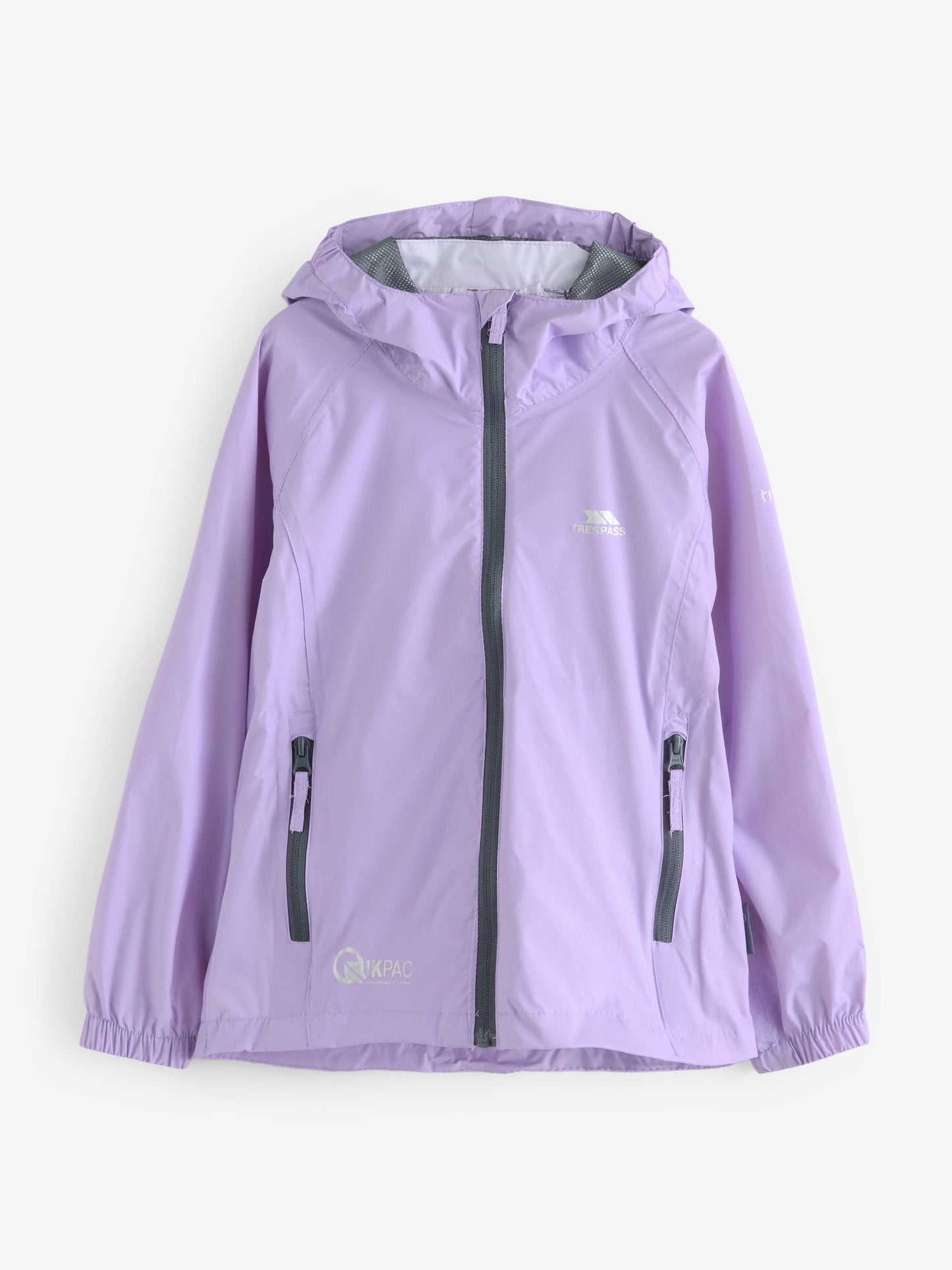 Dsiney Kidz - Trespass Purple Qikpac Jacket Packaway TP75 image 5