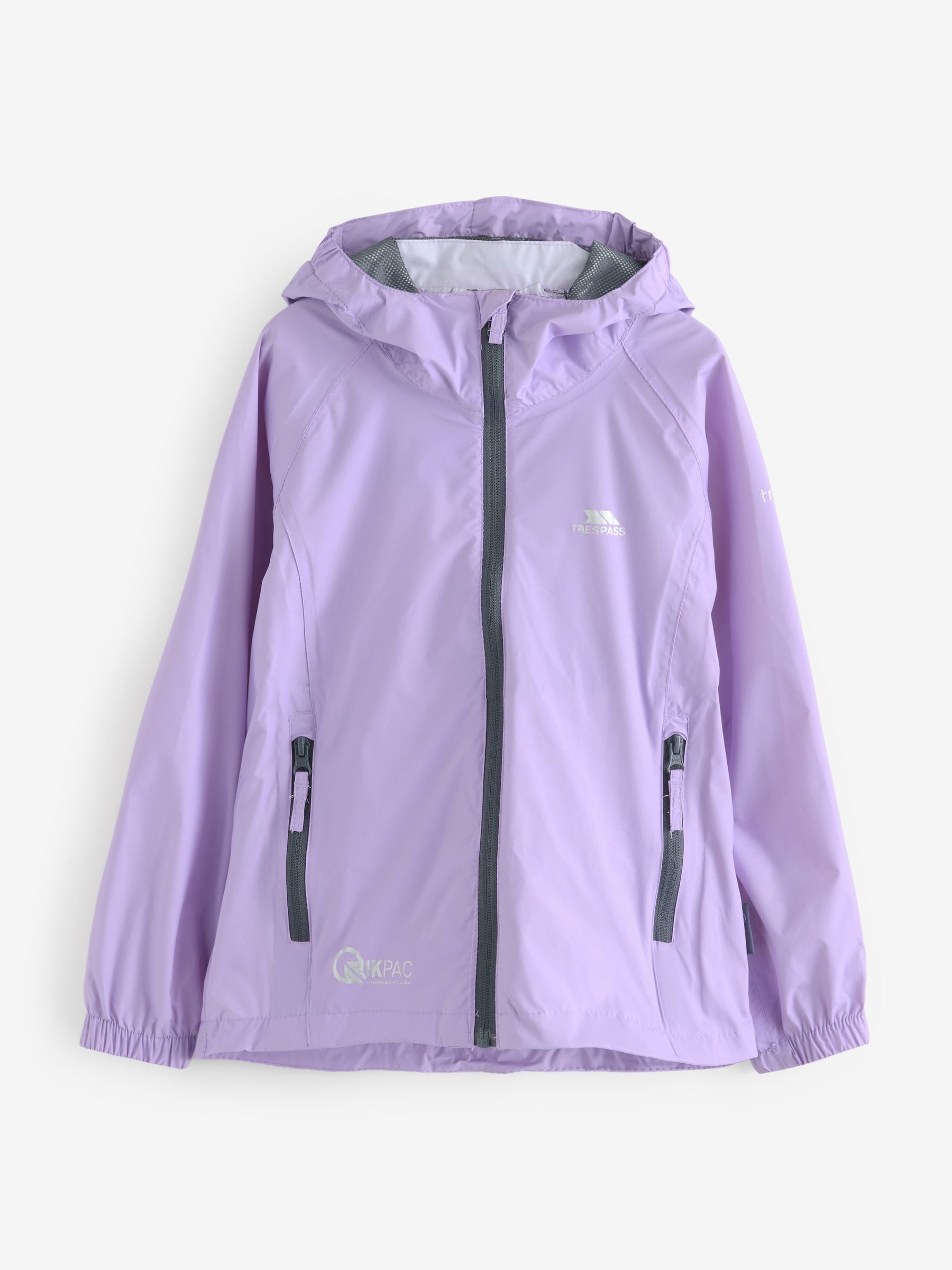 Dsiney Kidz - Trespass Purple Qikpac Jacket Packaway TP75 image 5