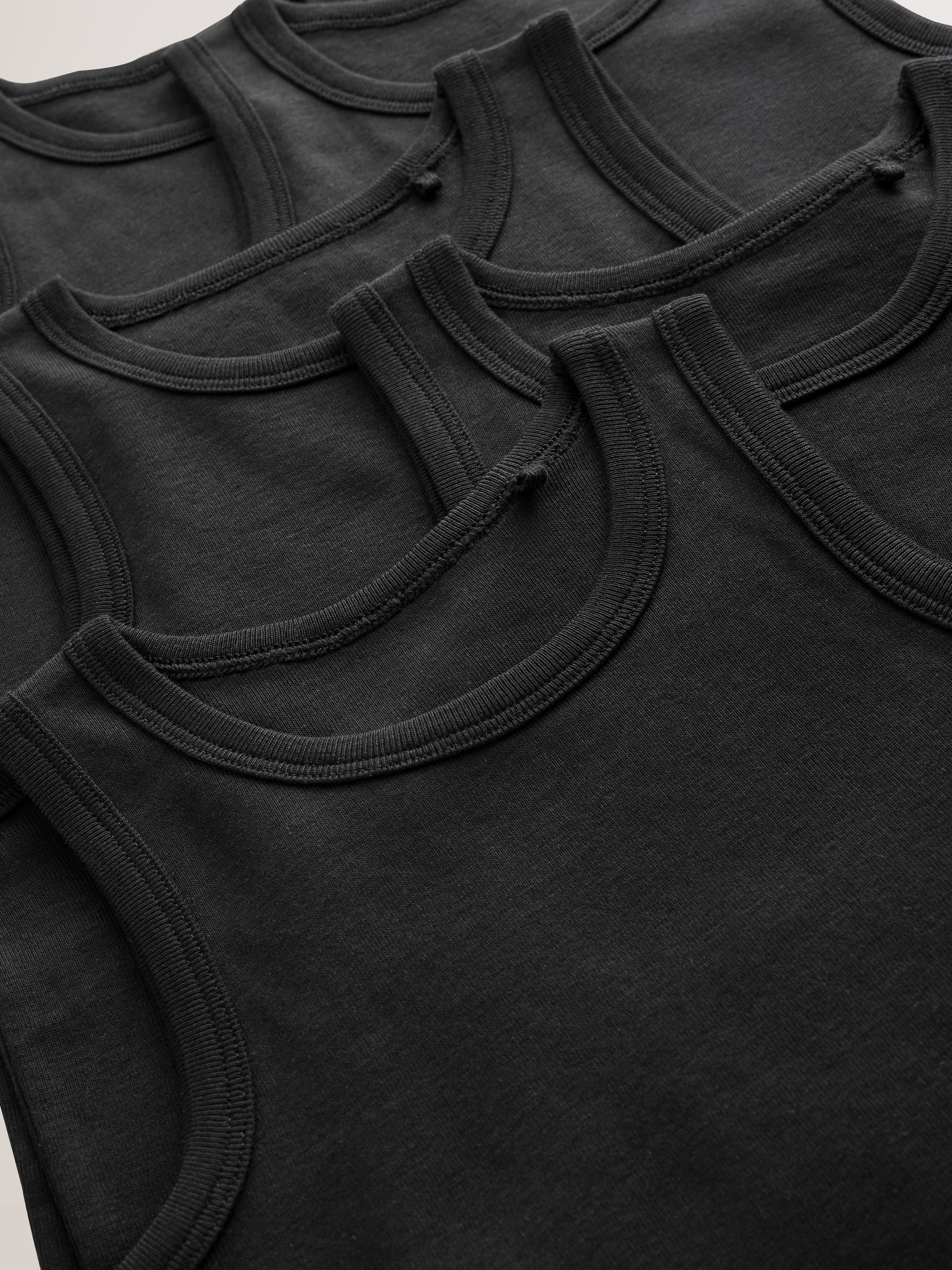 Dsiney Kidz - Black Vests 5 Pack (1.5-16yrs) image 4