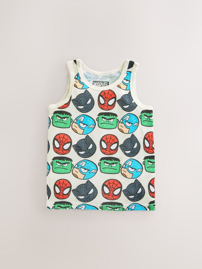 Dsiney Kidz - Multi Marvel 100% Cotton Vests 3 Pack (1.5-12yrs) image 2