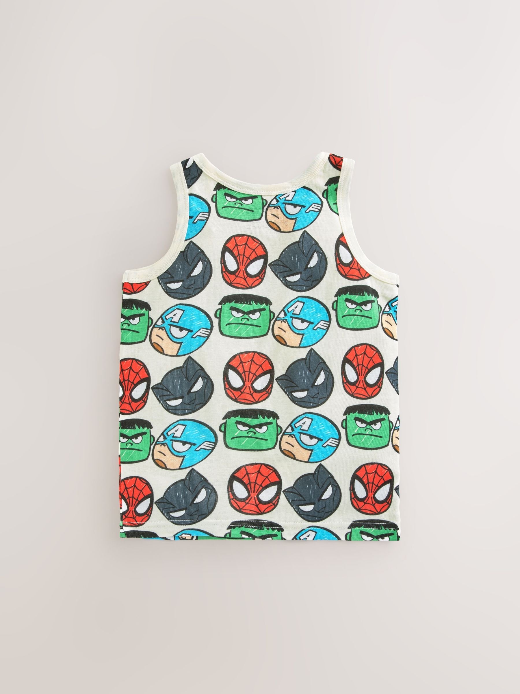 Dsiney Kidz - Multi Marvel 100% Cotton Vests 3 Pack (1.5-12yrs) image 3