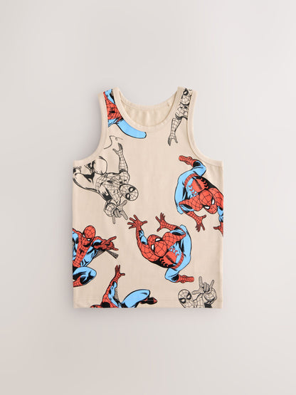 Dsiney Kidz - Multi Spiderman Vests 3 Pack (1.5-10yrs) image 2