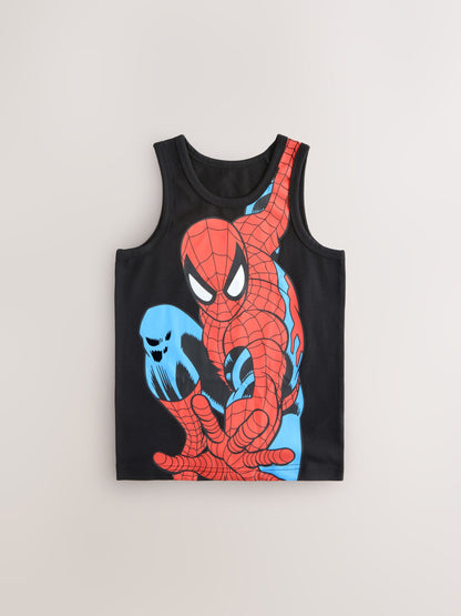 Dsiney Kidz - Multi Spiderman Vests 3 Pack (1.5-10yrs) image 4