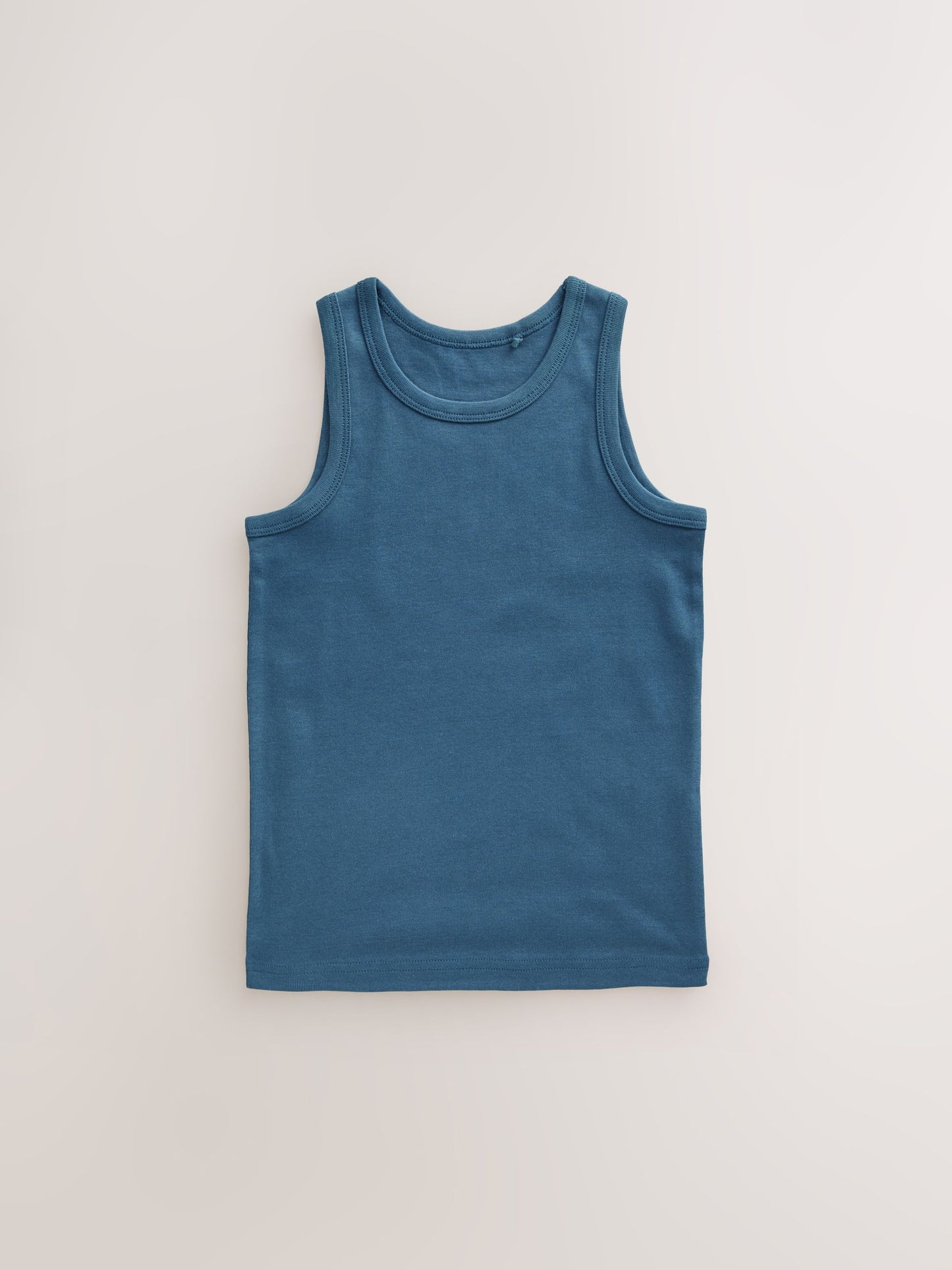 Dsiney Kidz - Tonal Blue Cotton Vests 10 Pack (1.5-16yrs) image 3