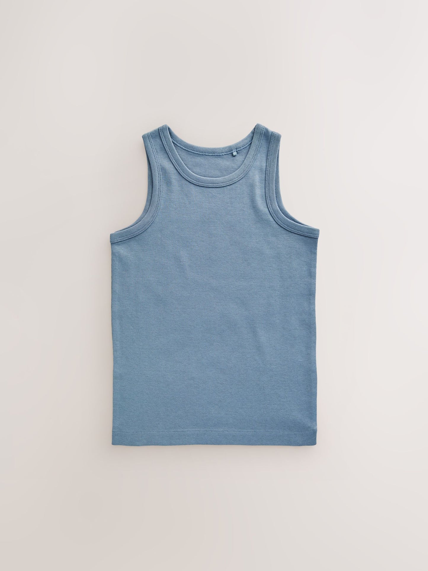 Dsiney Kidz - Tonal Blue Cotton Vests 10 Pack (1.5-16yrs) image 6