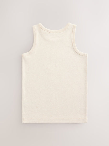 Dsiney Kidz - Neutral Vests 5 Pack (1.5-16yrs) image 2
