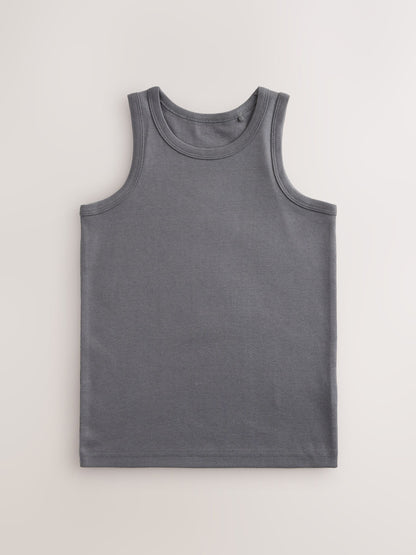 Dsiney Kidz - Neutral Vests 5 Pack (1.5-16yrs) image 3