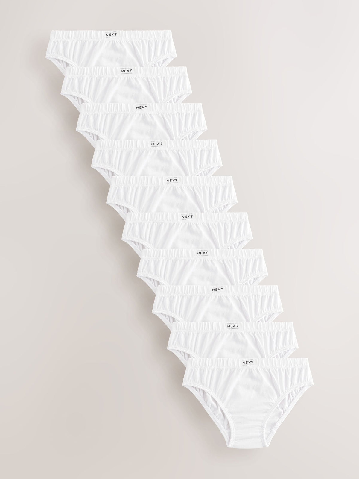 Dsiney Kidz - White 100% Cotton Briefs 10 Pack (1.5-16yrs) image 1