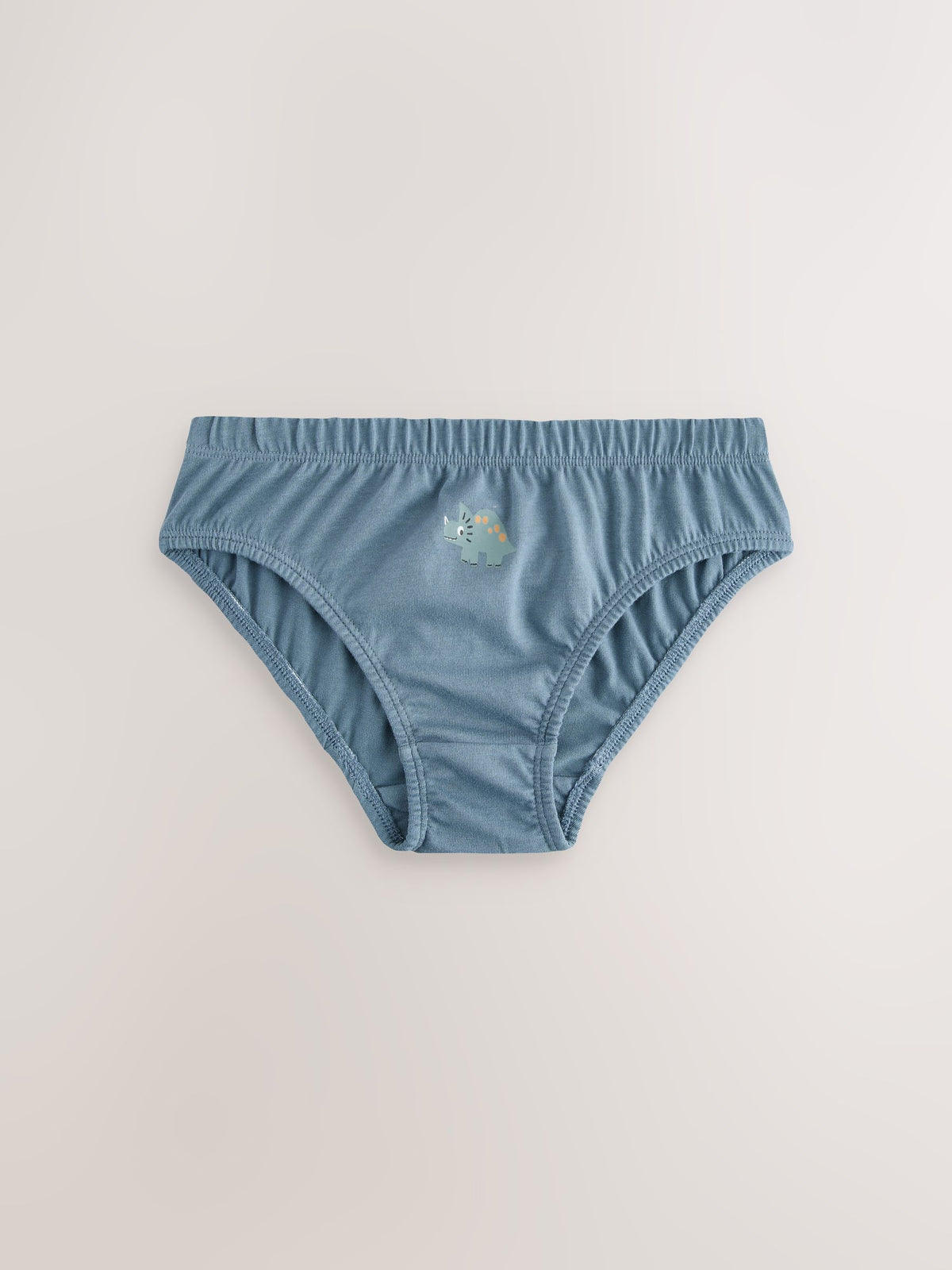Dsiney Kidz - Blue Dinosaur Cotton Printed Briefs 5 Pack (1.5-10yrs) image 5