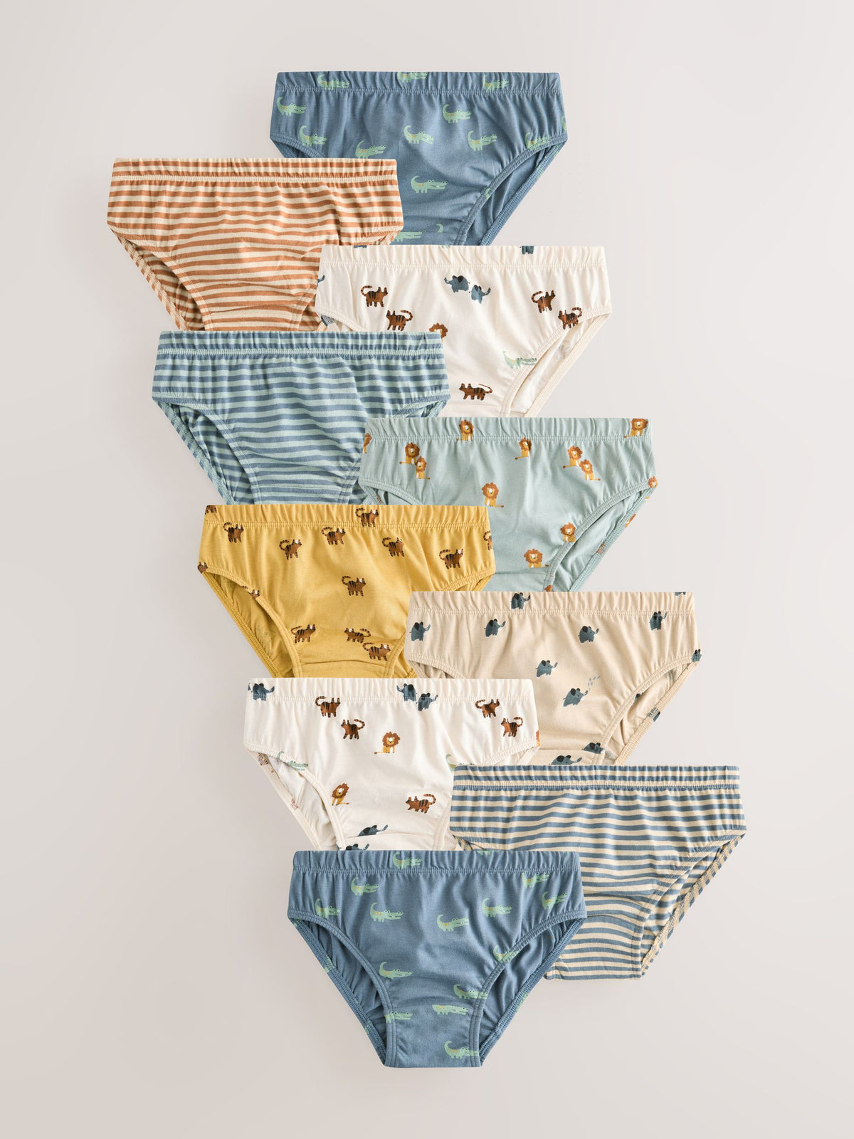 Dsiney Kidz - Safari Print Briefs 10 Pack (1.5-10yrs) image 1
